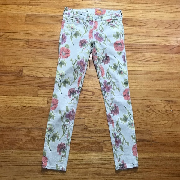 Anthropologie Denim - Anthropologie Pilcro Floral Ikat Print Stet Khakis